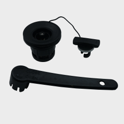 Kit valve de gonflage bateau pneumatique avec clé – Valve semi-rigide