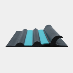 Bande de ragage Shark Fin Noir & Turquoise | Protection Semi-Rigide