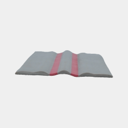 Bande de ragage S Gris & Rouge | Protection Semi-Rigide