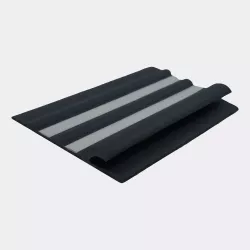 Bande de ragage Shark Fin Gris & Blanc | Protection Semi-Rigide