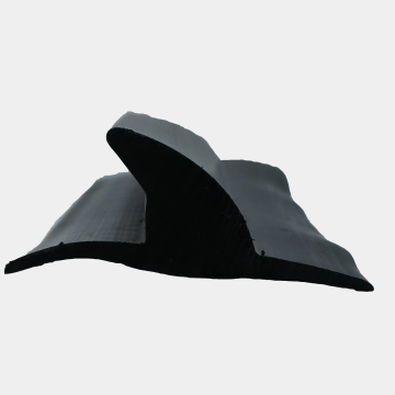Bande de ragage Shark Fin Noire – Protection Boudin Haute Résistance