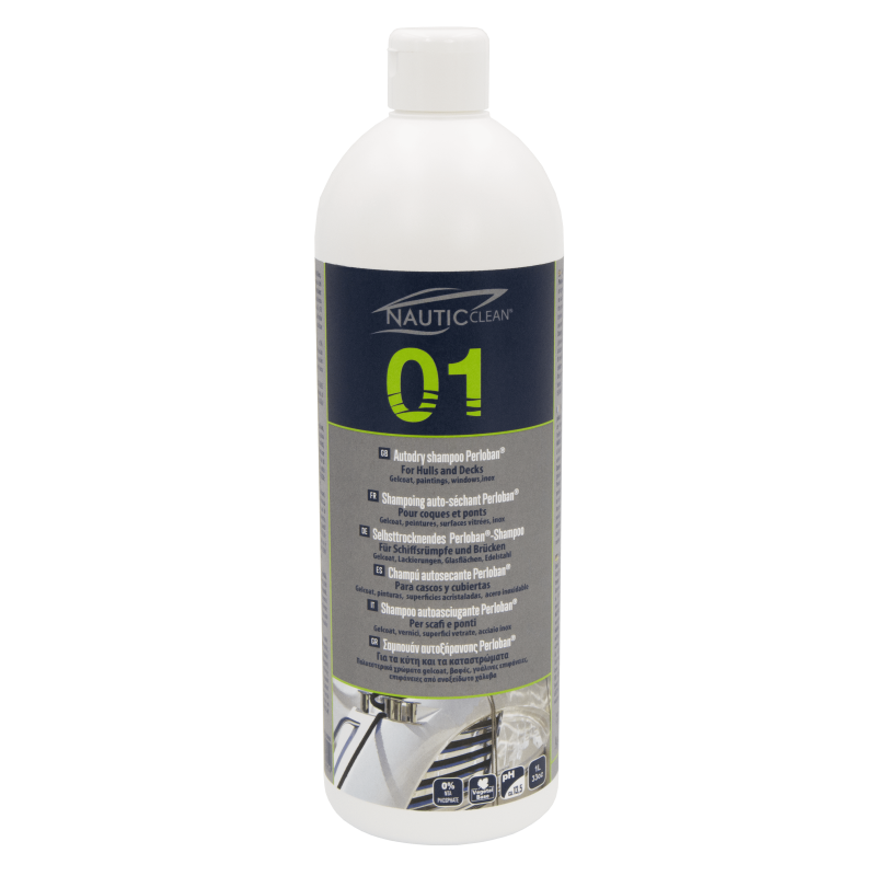Shampoing auto-séchant bateau Perloban – Nautic Clean 01