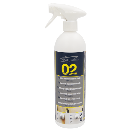 Déjaunissant coque bateau et coulures de rouille – Nautic Clean 02