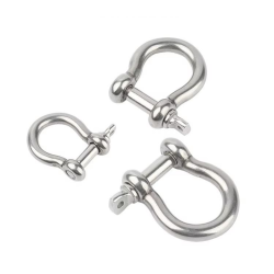 Manille inox marine type D ronde– plusieurs tailles