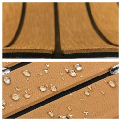 Revêtement pont bateau EVA effet teck | Antidérapant marine