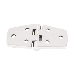 Charnière inox marine 76x38 mm pour bateau semi-rigide