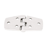 Charnière inox marine 76x38 mm pour bateau semi-rigide
