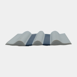 Bande de ragage L Blanc Bleu pour Semi-Rigide – Protection Boudin