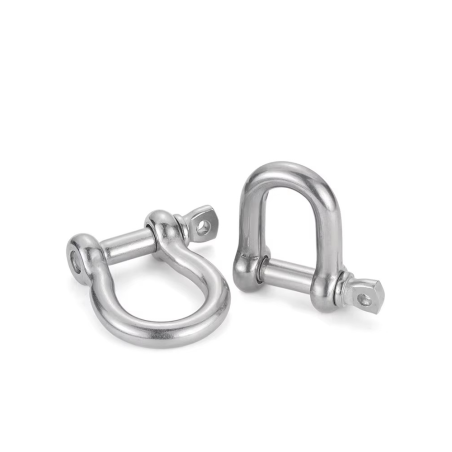 Manille inox marine type D – plusieurs tailles