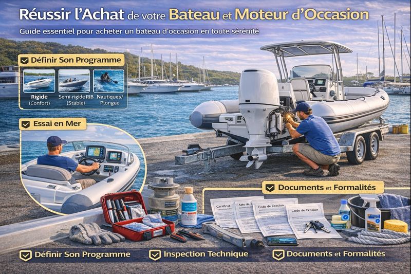 Réussir l'Achat de votre Bateau et Moteur d'Occasion