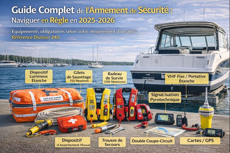 Guide Complet de l'Armement de Sécurité : Naviguer en Règle en 2025-2026